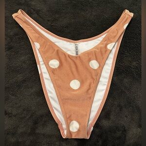 Forever 21 Tanga Bikini Bottom Polkadot Size M